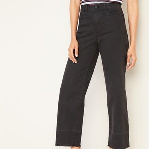 Old Navy Wide Leg High Waist Ankle Jean